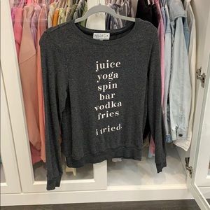 Worn once wildfox sweatshirt cz
